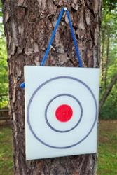 KNIFE THROWING TARGET - Double Sided - POLYETHYLENE - 12" x 10" x 2" Only $39.99 - #951